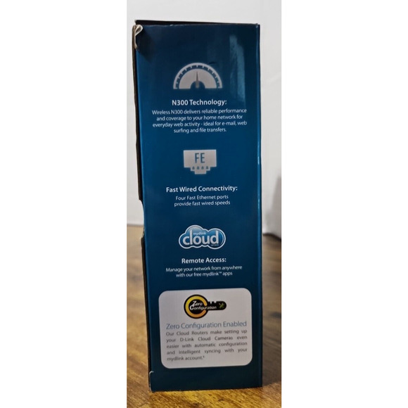 D-Link N300 DIR-605L 300 Mbps 4-Port 10/100 Wireless Router - Complete - Picture 5 of 9